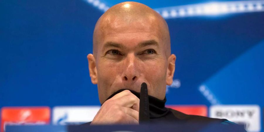 Real-Trainer Zinedine Zidane muss in der Champions League unbedingt gewinnen.