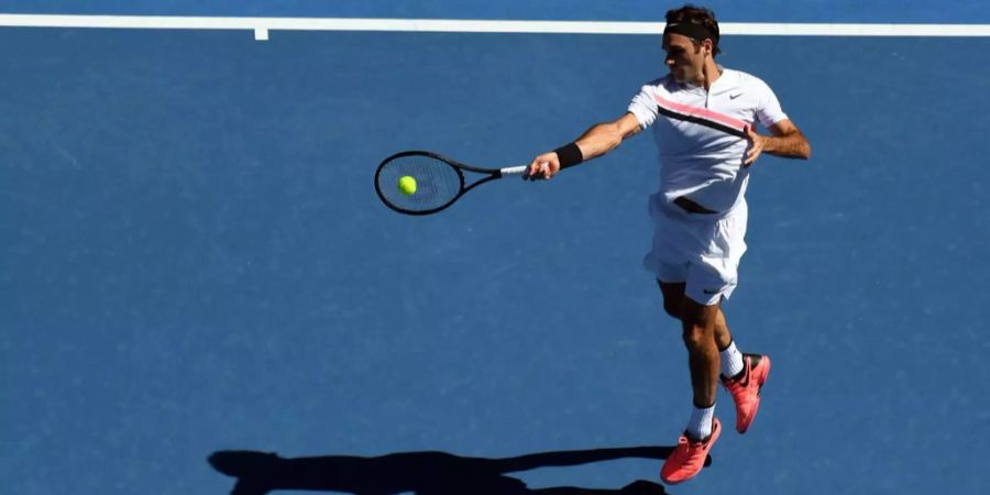 Einsamer Rekordhalter in Sachen Halbfinal-Teilnahmen in Melbourne: Roger Federer.