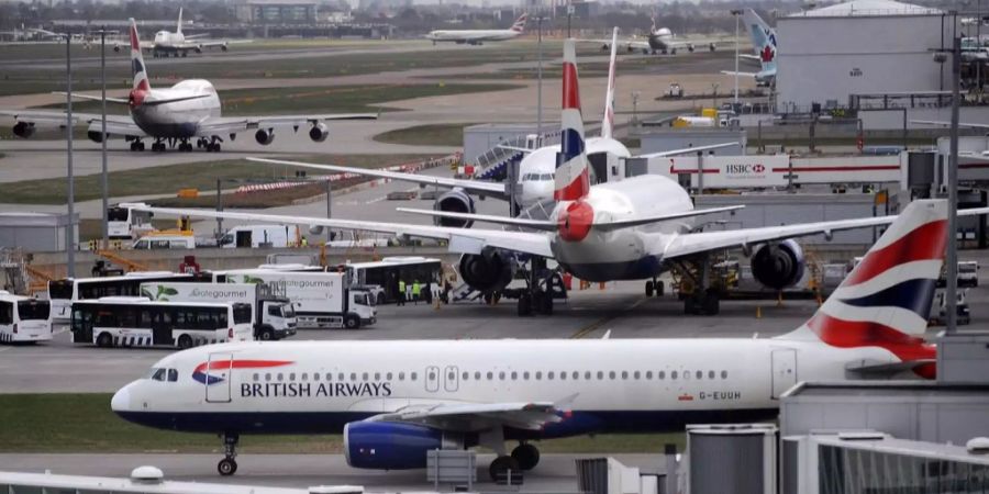 Der londoner Flughafen Heathrow.