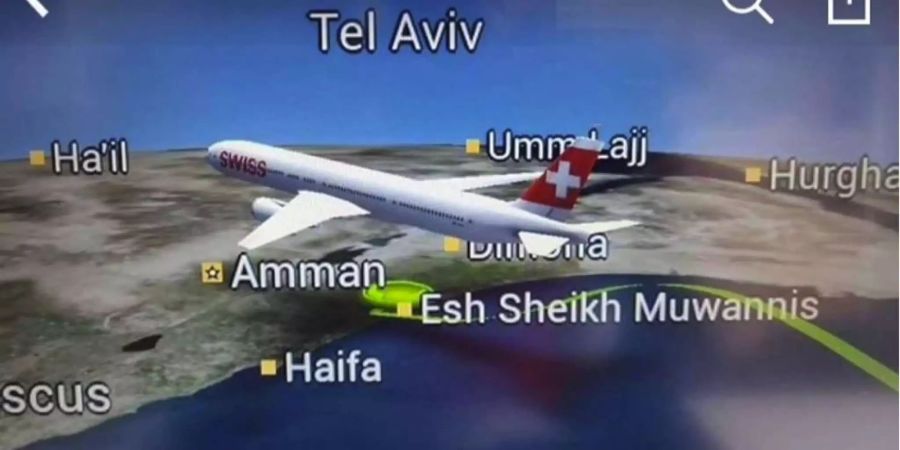 Die Swiss fliegt in einen israelischen Shitstorm wegen diesem Screenshot