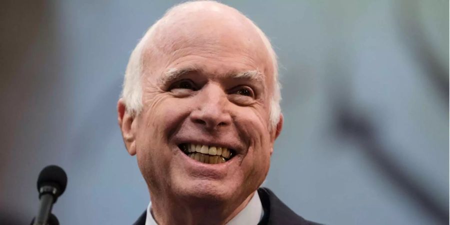 John McCain starb am 25. August 2018 an einem Hirntumor.