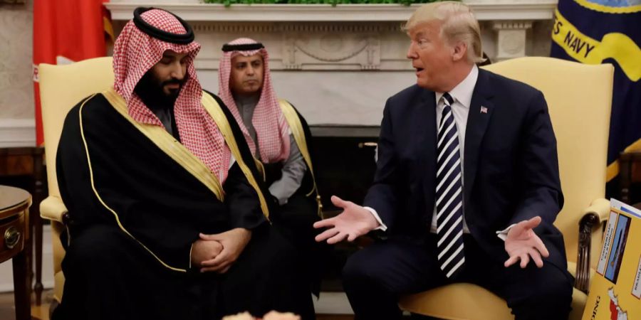 trump mohammed saudi-arabien