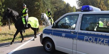 Deutsche Polizisten.