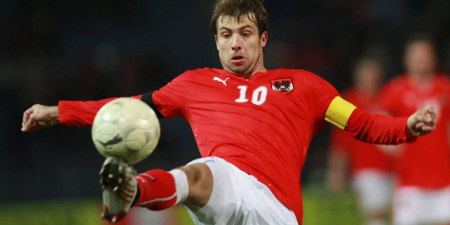 Andreas Ivanschitz als Captian der österreichischen Nationalmannschaft.