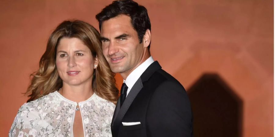 Roger und Mirka Federer 2017 am Wimbledon Champions Dinner in London.