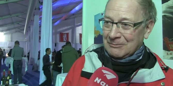 Hans Wallimann, OK-Präsident des Skispringens von Engelberg OW, spricht im Interview mit Nau