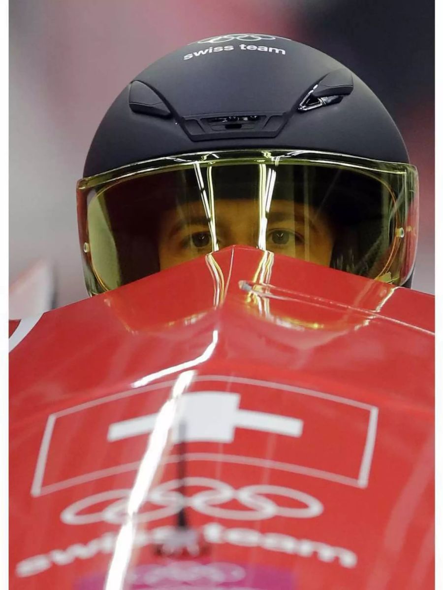 Sabina Hafner im Bob an den olympischen Winterspielen in 2018 - Keystone