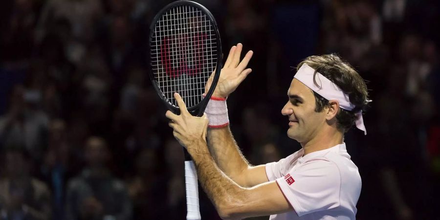 Roger Federer war nach dem Finalsieg gegen Marius Copil der «glücklichste Mensch auf der Welt».