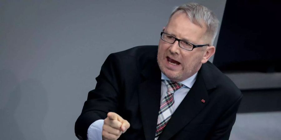 Johannes Kahrs (SPD) spricht bei der Generaldebatte im Deutschen Bundestag.