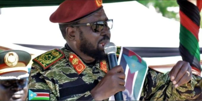 Der südsudanesische Präsident Salva Kiir bei einer Rede. Der südsudanesische Präsident Salva Kiir bei einer Rede.