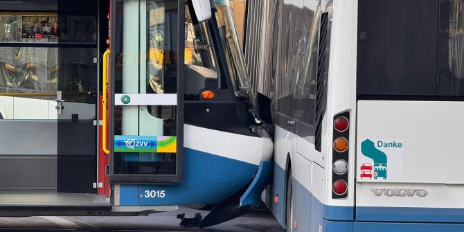 Unfall Zürich Tram Bus