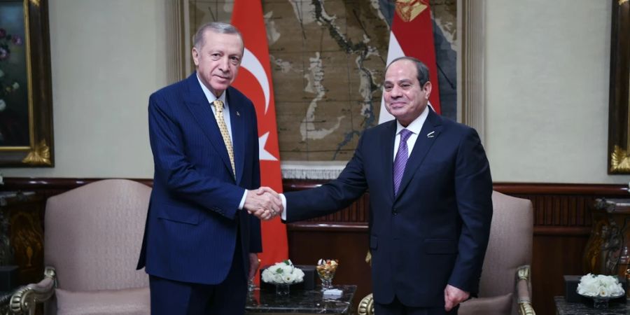 Erdogan Al-Sisi Treffen Kairo