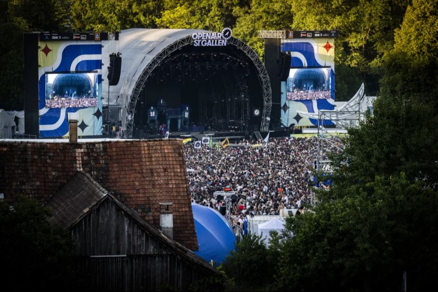 Entsprechend setzen auch heuer zahlreiche Festivals weiterhin auf Tabaksponsoren. Beispielsweise das Open Air St. Gallen. (Symbolbild)