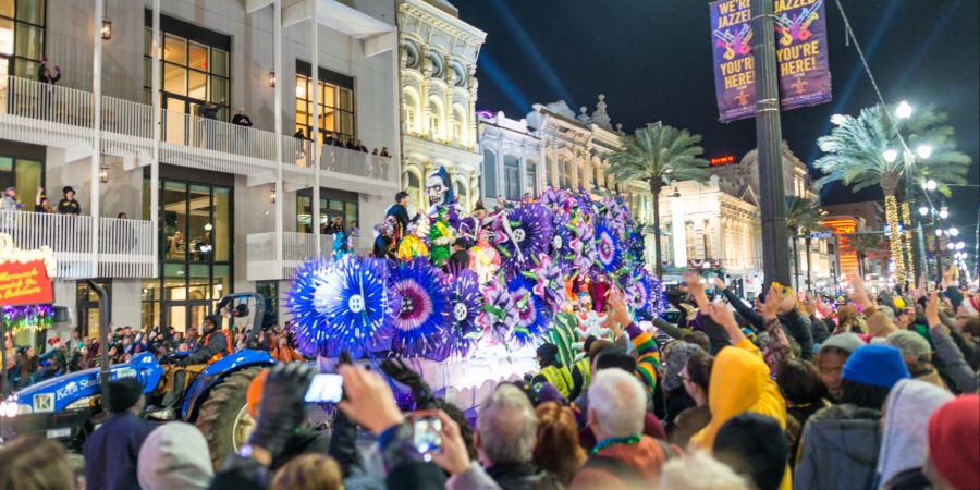 mardi gras feierlichkeiten louisiana