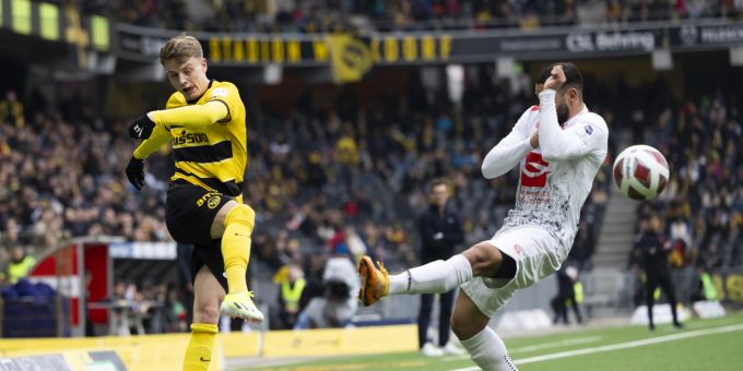 Lewin Blum wird YB im Spiel gegen Servette gesperrt fehlen. Lewin Blum YB