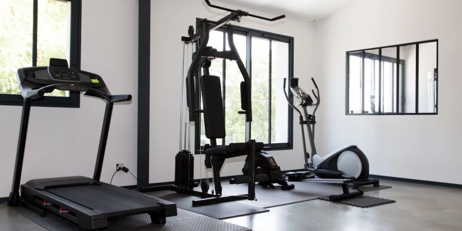 Fitnessstudio, zu Hause, Luxus