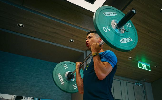 Cristiano Ronaldo im Training bei Al-Nassr. Cristiano Ronaldo Al-Nassr