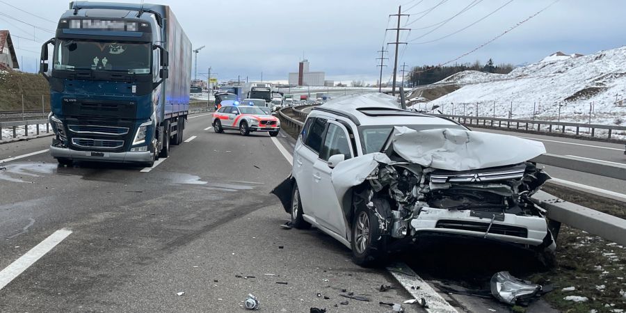 Kollision auf A1