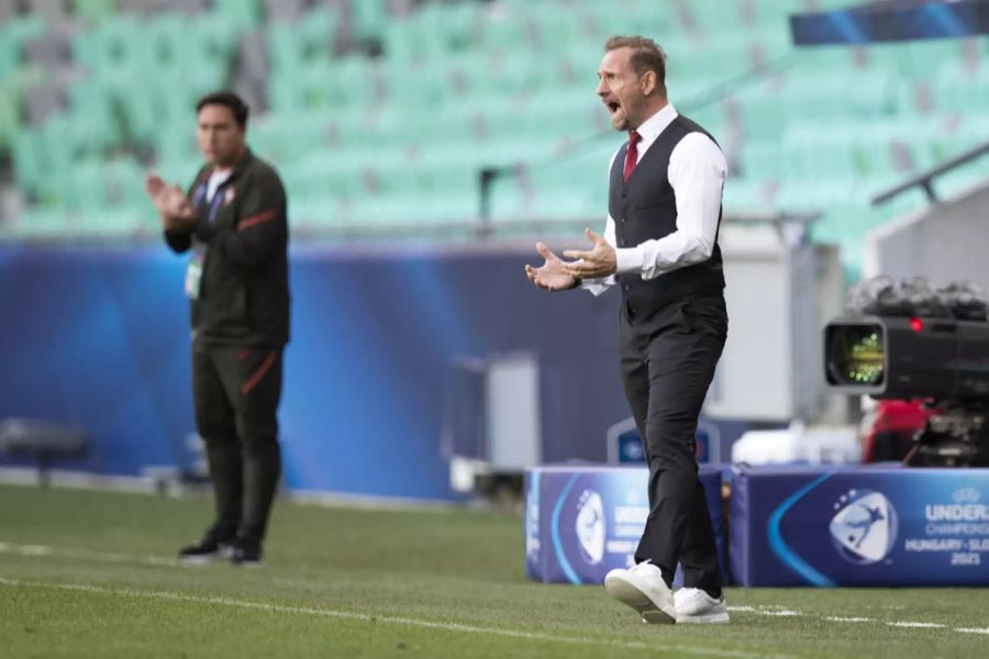 Mauro Lustrinelli ist seit 2018 Trainer der Schweizer U21-Nationalmannschaft.