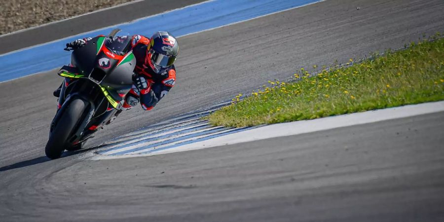 Andrea Dovizioso Aprilia Test