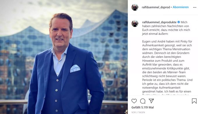 Die Höhle der Löwen Pinky Gloves: Investor Ralf Dümmel bezieht nach Shitstorm Stellung. Die Höhle der Löwen