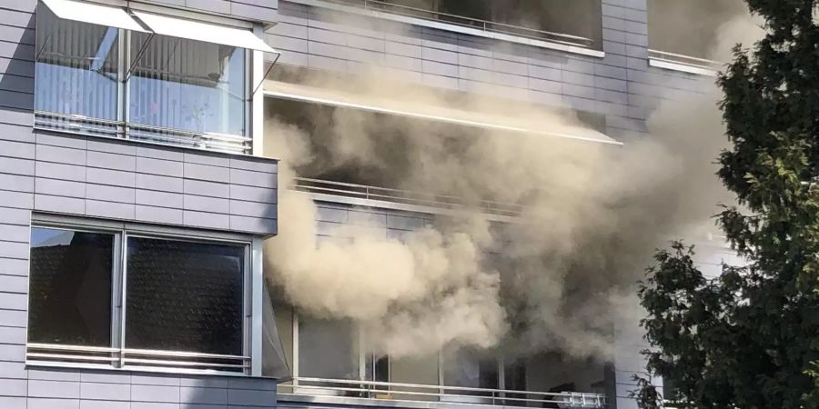 Vier Wohnungen sind vorläufig nicht mehr benutzbar.