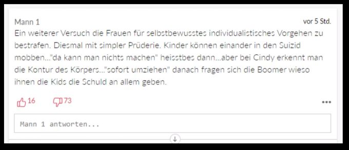 Das sagen die Nau.ch-Leser zu Kleidervorschriften für Schüler Das sagen die Nau.ch-Leser zu Kleidervorschriften für Schüler