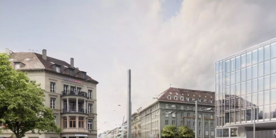 So soll der Bubenbergplatz dereinst aussehen. Die Stadtberner haben den 112-Mio-Kredit für flankierende Massnahmen zum Bahnhofsausbau angenommen.