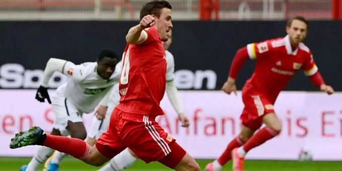 Brachte Union Berlin gegen Hoffenheim vom Punkt in Führung: Max Kruse. Foto: Tobias Schwarz/AFP-POOL/dpa Brachte Union Berlin gegen Hoffenheim vom Punkt in Führung: Max Kruse. Foto: Tobias Schwarz/AFP-POOL/dpa
