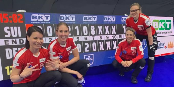 Novum - Curling-WM: Schweizerinnen schaffen historisches Achterhaus