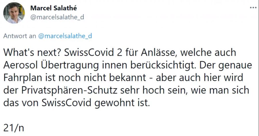 Marcel Salathé SwissCovid NotifyMe