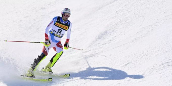 Daniel Yule holt beim WM-Slalom keine Medaille. daniel yule