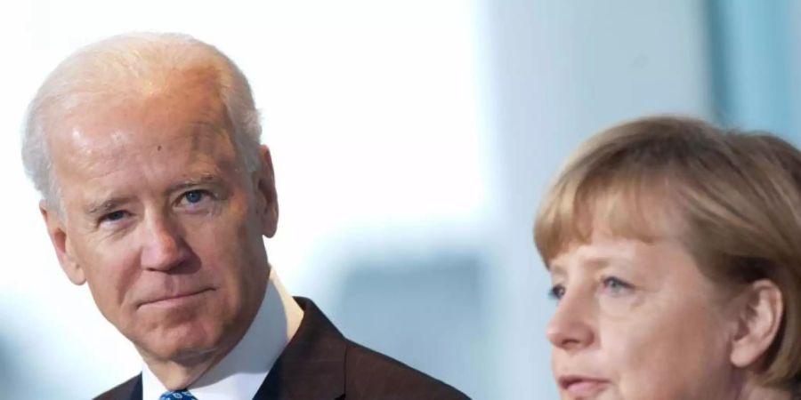 Kanzlerin Angela Merkel trifft heute bei zwei diplomatischen Treffen auf den neu gewählten US-Präsidenten Joe Biden. Foto: picture alliance / dpa