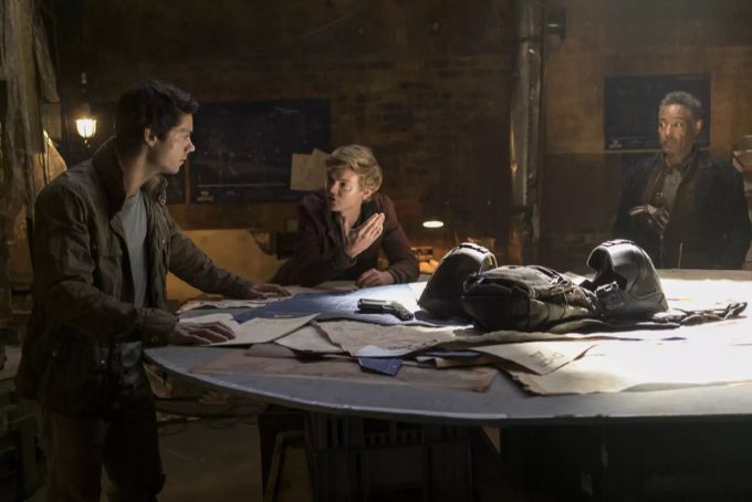 Thomas Brodie-Sangster (m) in einer Szene aus «Maze Runner». Thomas Brodie-Sangster maze runner