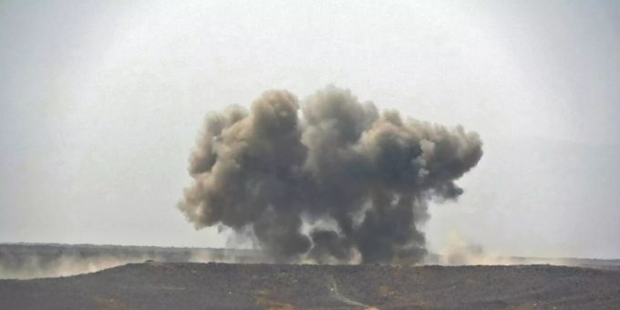 Explosion in der Provinz Marib Anfang März Explosion in der Provinz Marib Anfang März