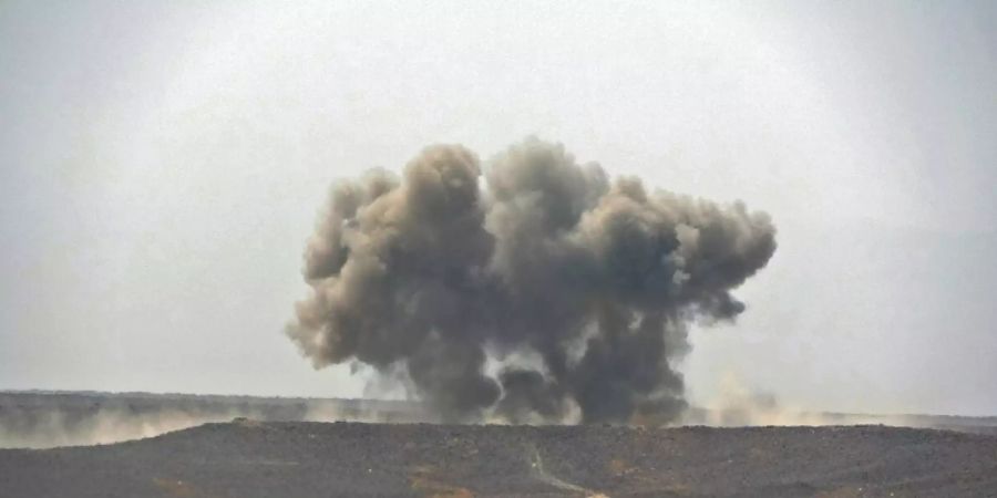 Explosion in der Provinz Marib Anfang März