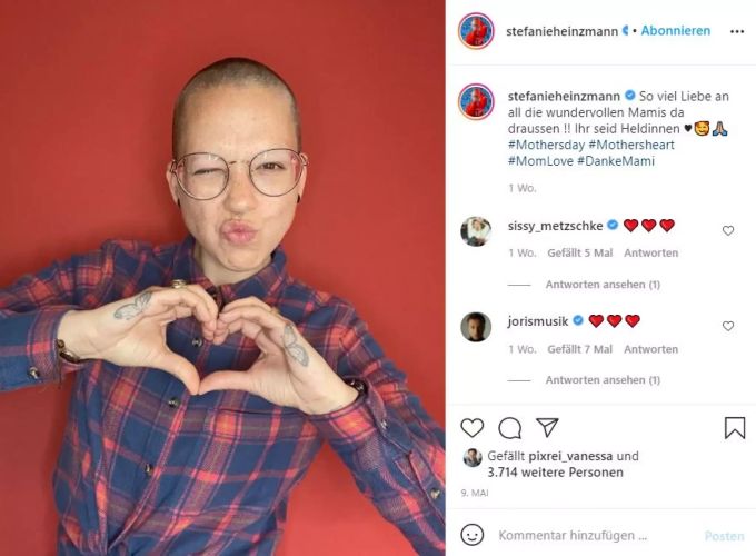Stefanie Heinzmann ist schon eine Weile mit Glatze unterwegs. Stefanie Heinzmann