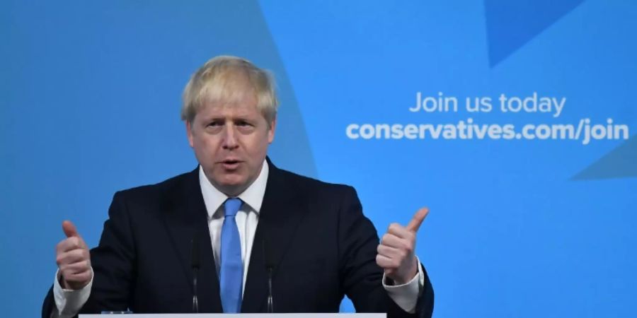 Johnson nach seiner Kür zum Parteichef