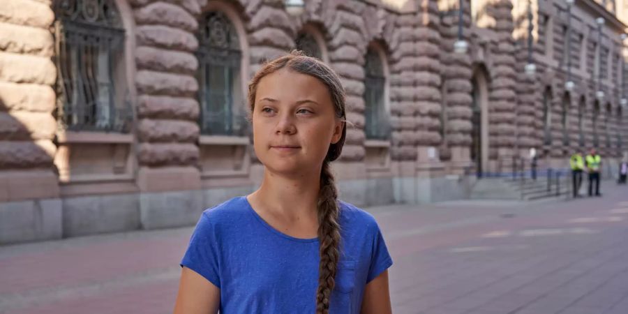 Greta Thunberg setzt