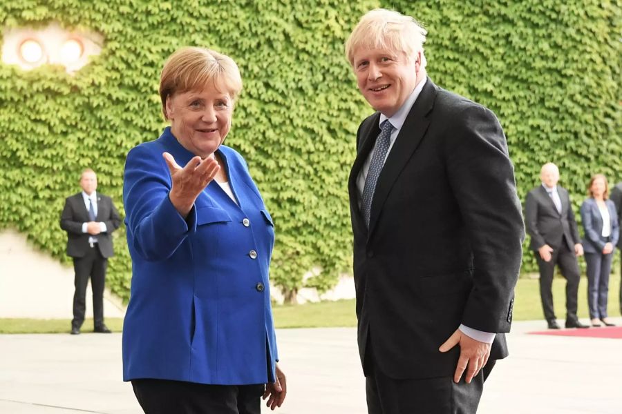 Boris Johnson Angela Merkel