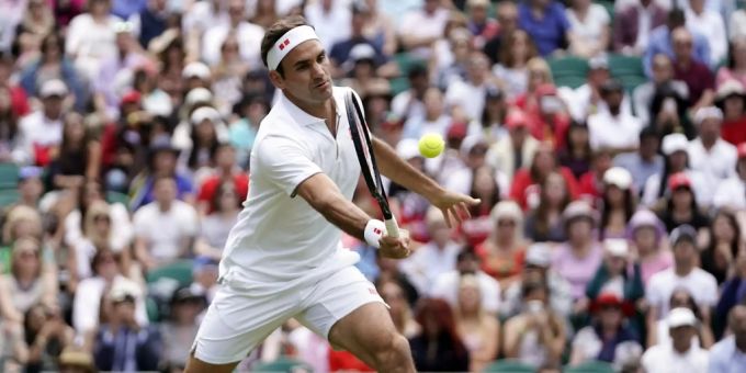 Roger Federer hofft in Wimbledon auf einen Überraschungs-Erfolg. Roger Federer Wimbledon