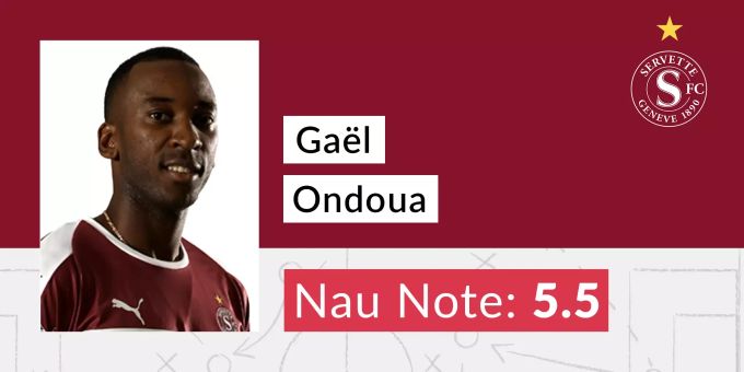 Die Nau-Note für Gaël Ondoua. Die Nau-Note für Gaël Ondoua.