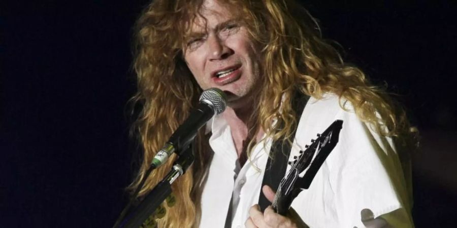 Grosse Sorge um Dave Mustaine. Foto: Miguel A. Lopes/EPA
