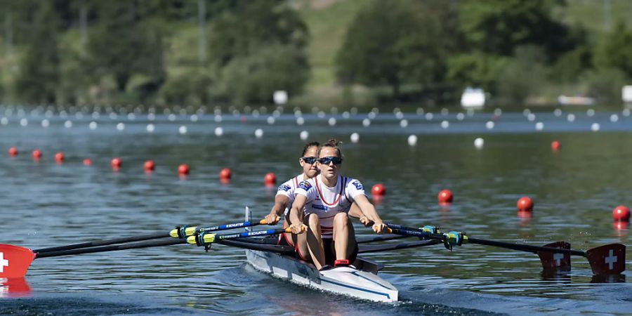 Frédérique Rol (vorne) und Patricia Merz kamen im Halbfinal nicht gewünscht auf Touren