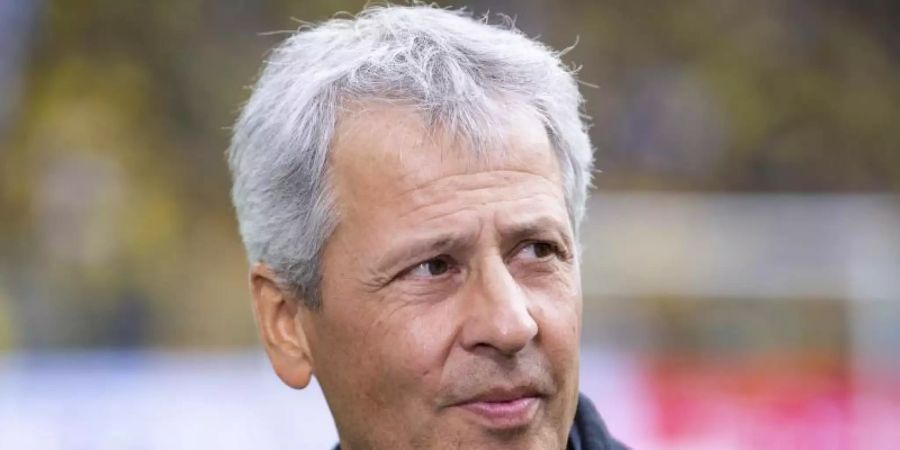 Dortmunds Trainer Lucien Favre nimmt das M-Wort noch nicht in den Mund. Foto: Guido Kirchner