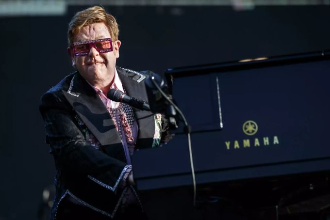 Elton John bei seinem Auftritt beim Montreux Jazz Festival 2019. Montreux Jazz Festival