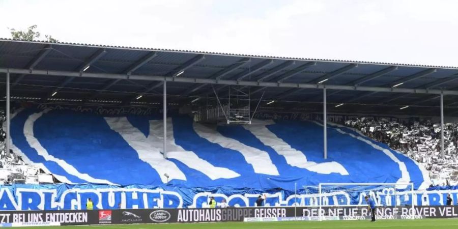 Das Sportgericht des Deutschen Fussball-Bundes verhandelt einen möglichen Präzedenzfall in Sachen Pyrotechnik zwischen dem DFB und dem KSC. Foto: Uli Deck