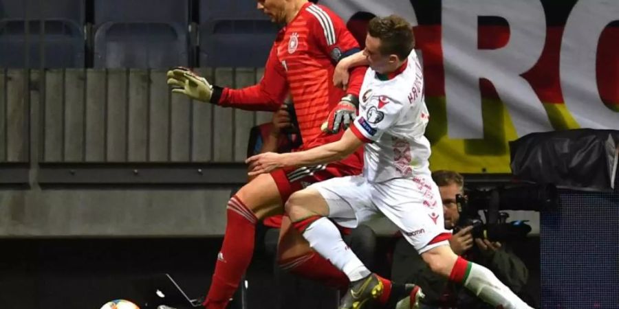 Manuel Neuer (l) zeigte mehrmals seine ganze Klasse. Foto: Marius Becker