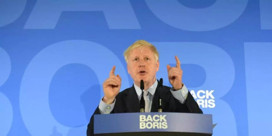 Der ehemalige Aussenminister Boris Johnson gilt als aussichreichster Kandidat für das Amt des Vorsitzenden der Konservativen Partei. Foto: Stefan Rousseau/PA Wire/dpa