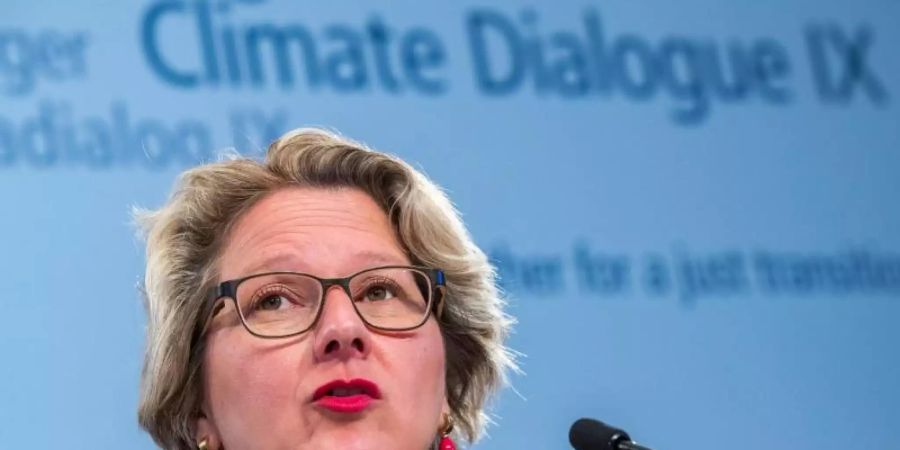 Will den Petersberger Klimadialog ins Netz verlegen: Umweltministerin Svenja Schulze (SPD). Foto: Jens Büttner/dpa-Zentralbild/dpa